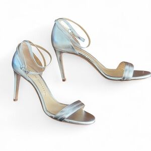 Chloe Gosselin‎ Champagne Ankle Strap Heels